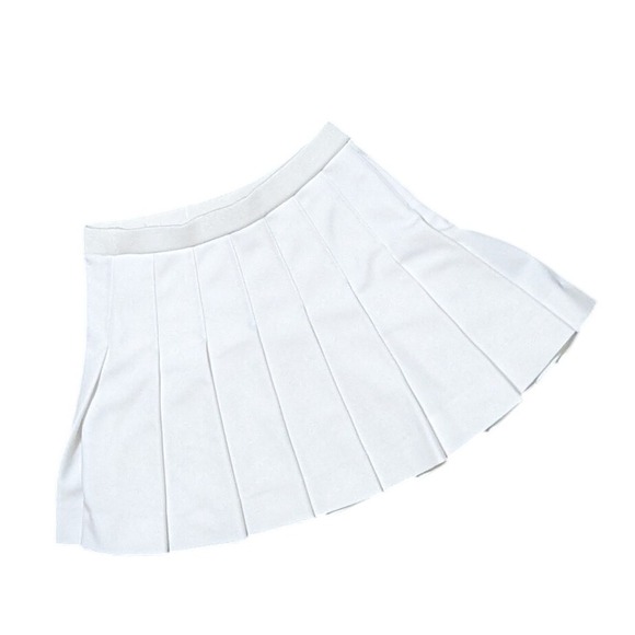 Vintage Cheerleader White Pleated Skirt Athletic Sportswear Size‎ 9 - Picture 2 of 4